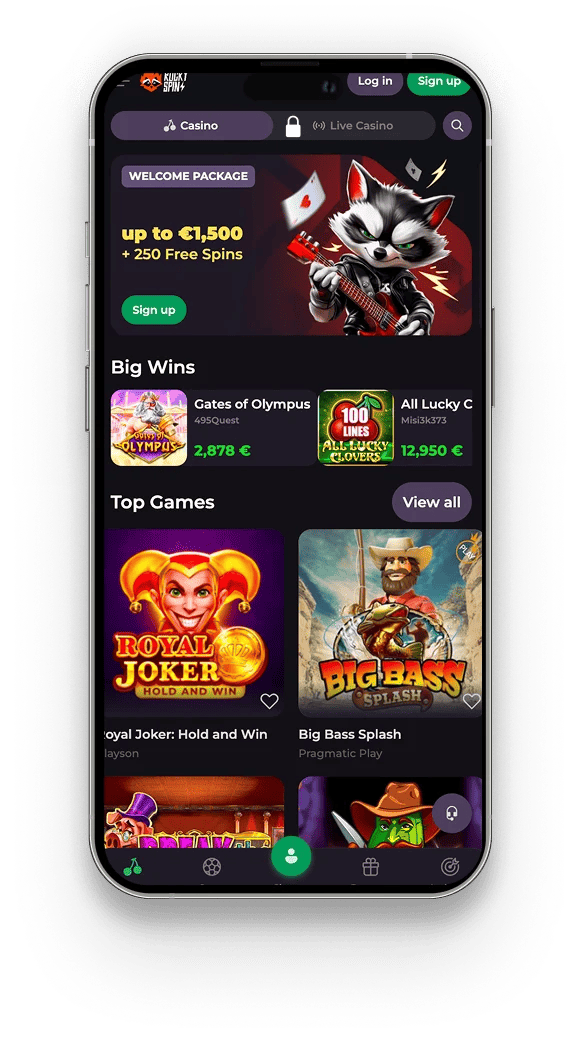 Rockyspin Casino Download Mobiele App